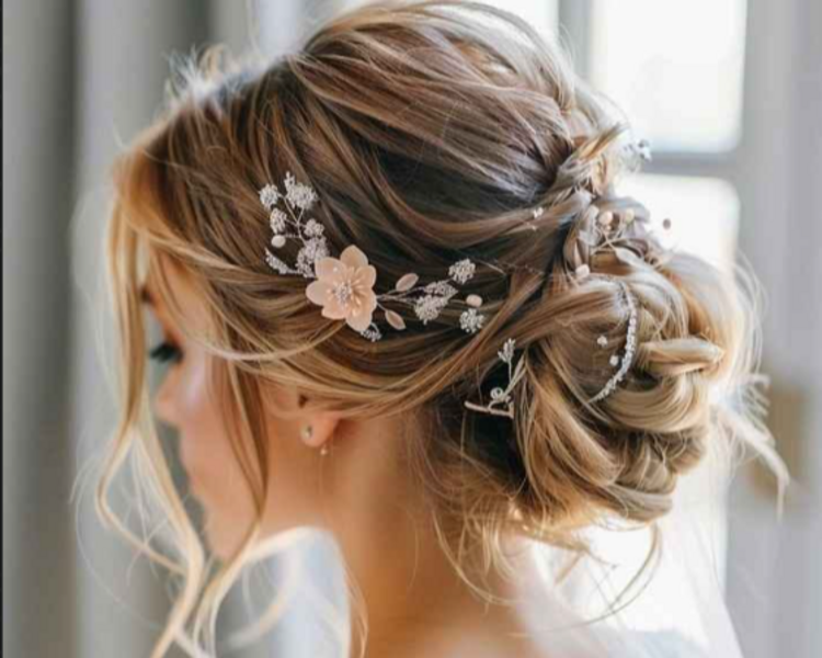 Peinado de novia (medidas: C,M,L,XL) desde: