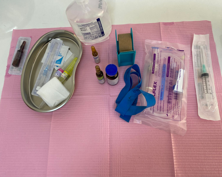 Administración de medicamentos EV 