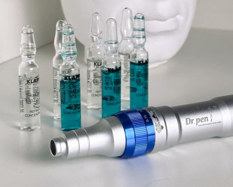 Higiene facial con Dermapen con Exosomas 