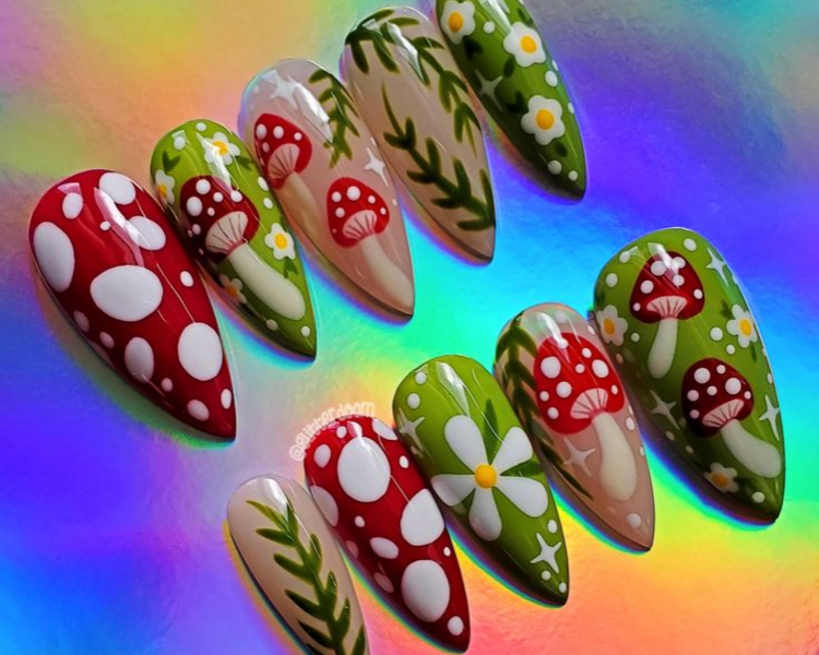 Nail Art en todas las uñas 