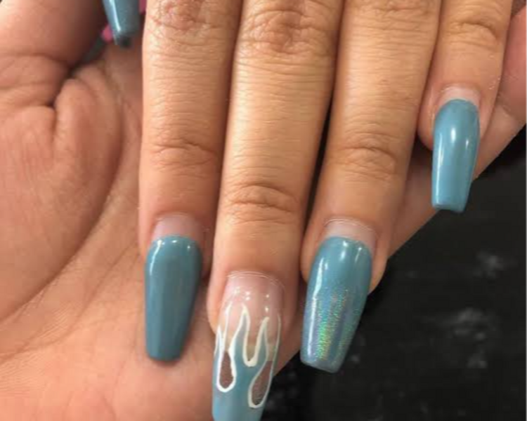 Retoque de Acrílico o Press On del numero 5 y 6