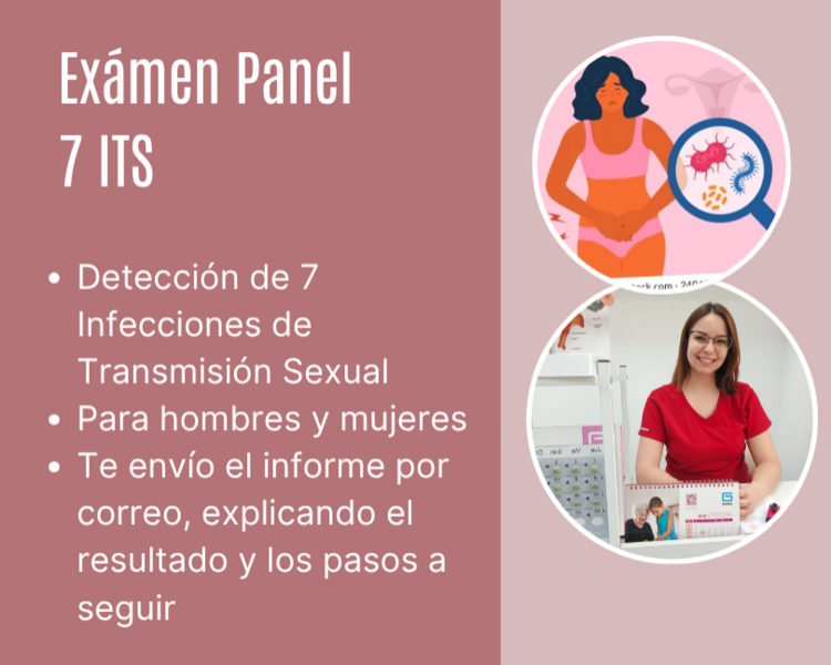 Exámen Panel ITS 7 en 1 (infecciones de transmisión sexual)