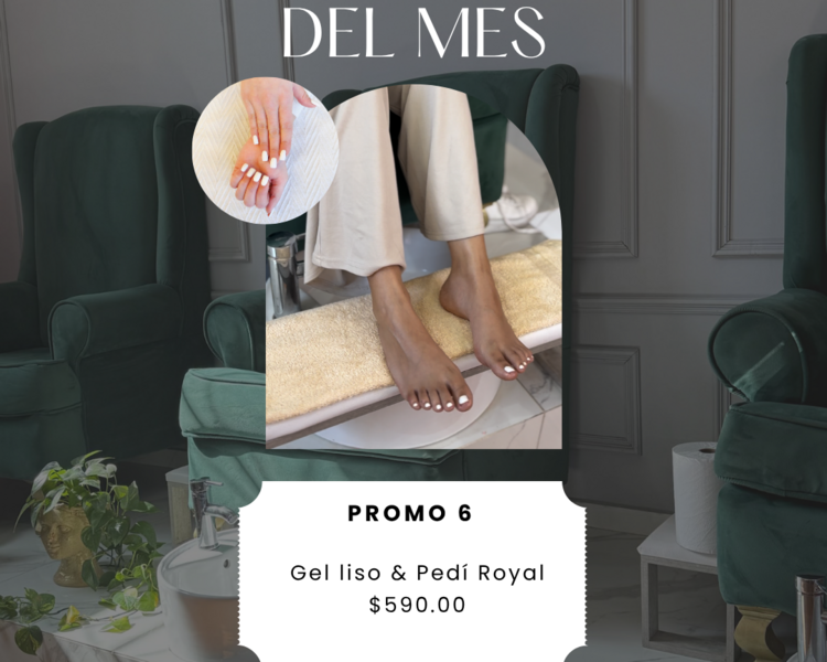 Gel liso & Pedí Royal|