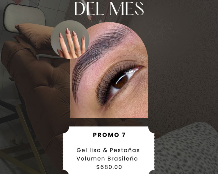 Gel liso & Pestañas Volumen Brasileño