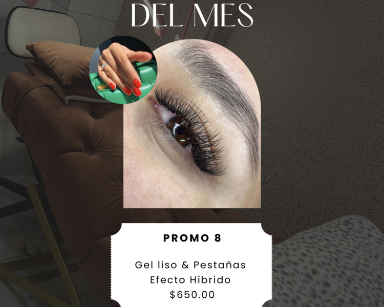 Gel liso & Pestañas Efecto Híbrido