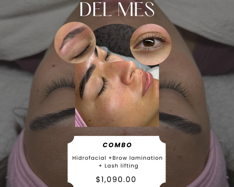 Combo Hidrofacial +Brow lamination + Lash lifting