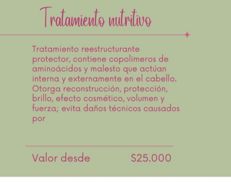 Masaje Capilar (nutritivo y reparador) my plex