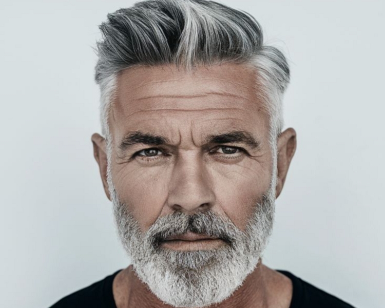 CORTE + BARBA ( ADULTO MAYOR ) INCLUYE LAVADO DE CABELLO.