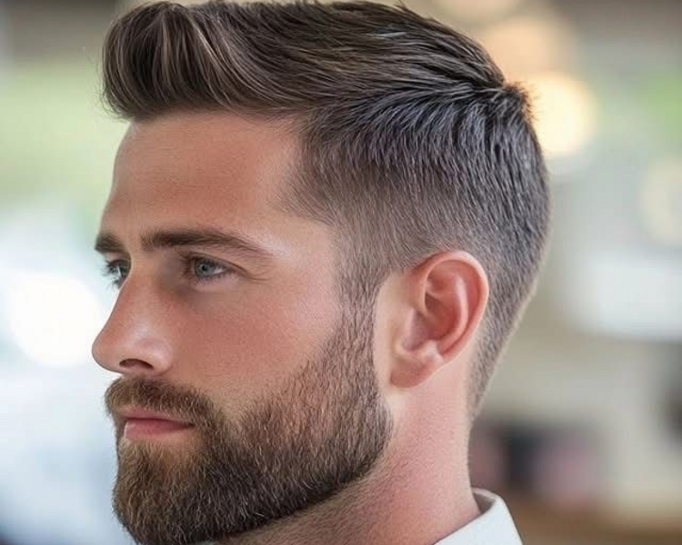 CORTE CLASICO + BARBA: INCLUYE DEPILACION FACIAL (POMULOS - NARIZ Y OREJAS)