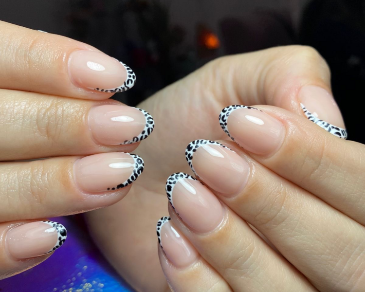 Capping con gel o polygel uñas largas + semipermanente liso (hasta medida 2)