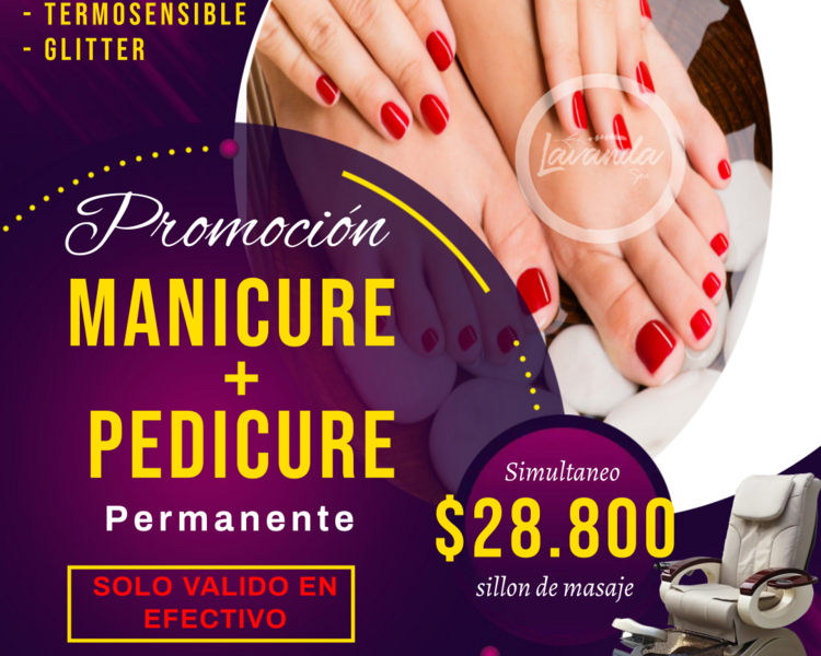 manicura y pedicura permanente