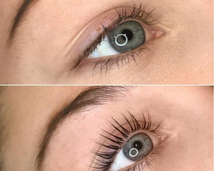 Lifting de pestañas nutritivo con tinte 