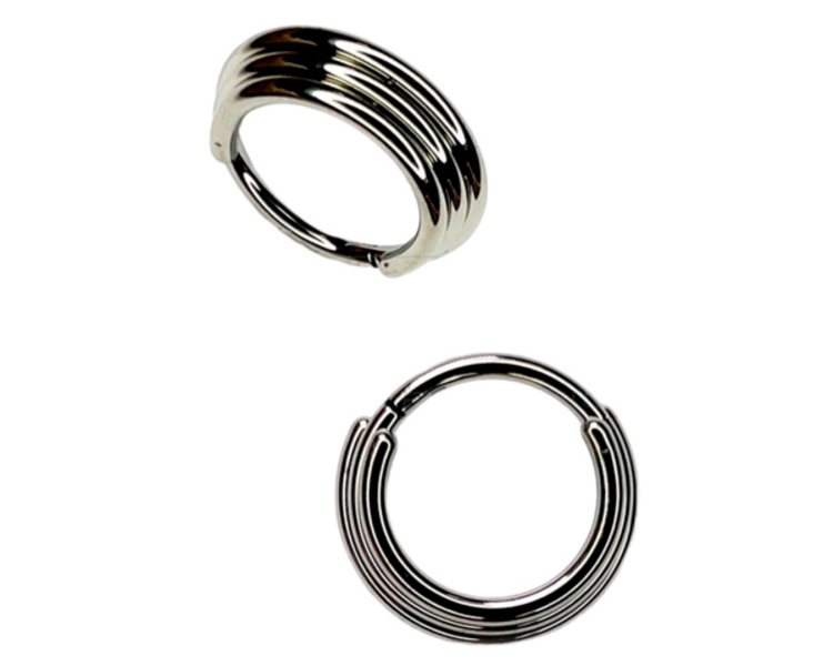 Argolla segmentada 3 anillos apilados (COD 343)