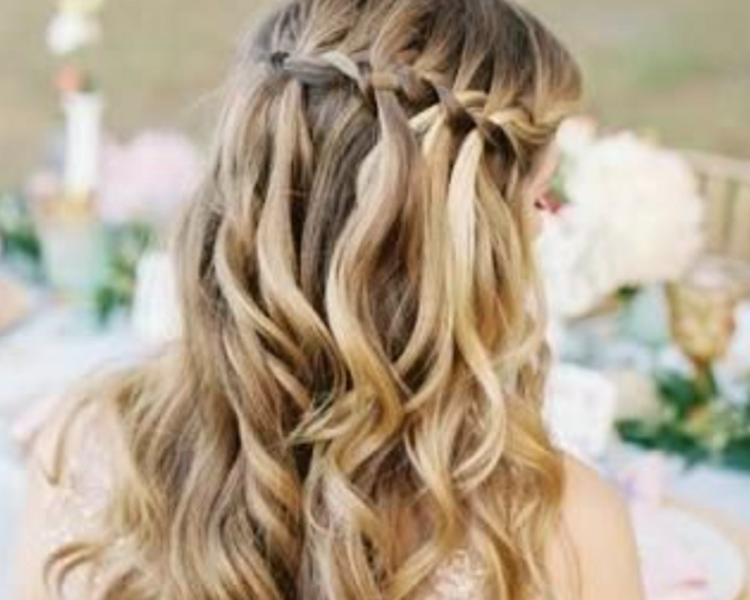 Peinado semi recogido