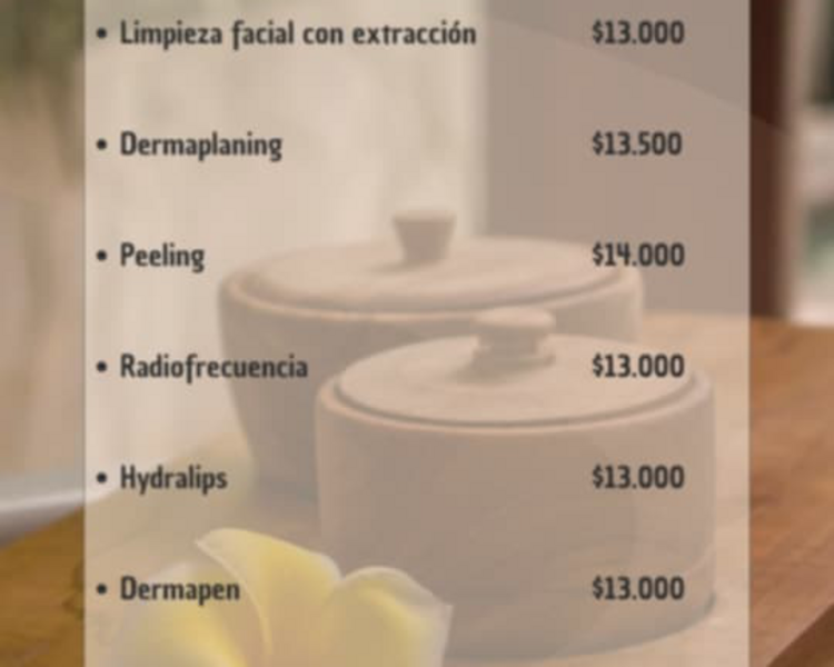 Limpieza facial