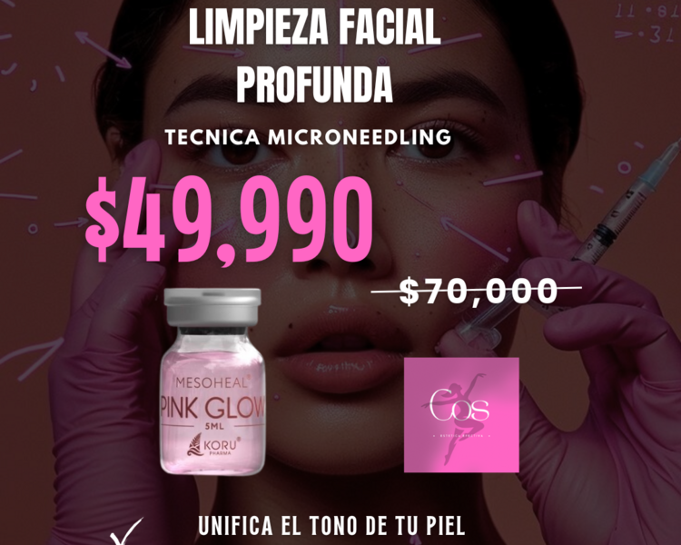 vitaminas pink glow + peeling enzimatico