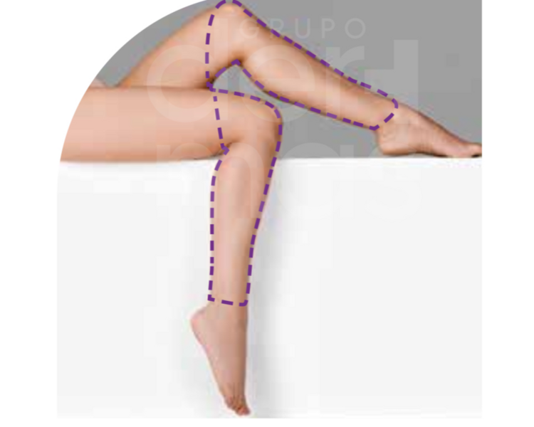 Depilación Medias Piernas