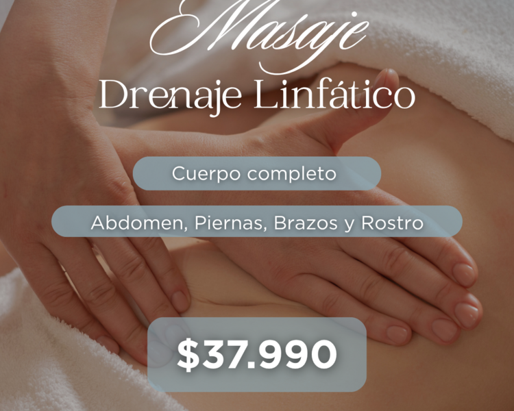 MASAJE DRENAJE LINFATICO (Cuerpo Completo)