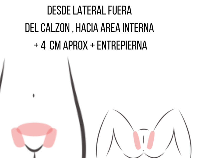 Rebaje Intimo MEDIO (Bikini + Entrepierna)