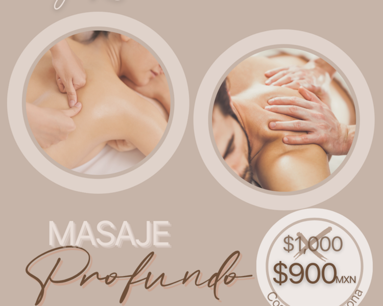 Masaje profundo…Intense Touch