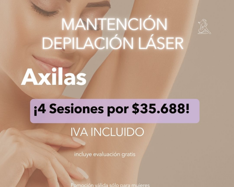4 SESIONES EN AXILAS - AÑO 2025