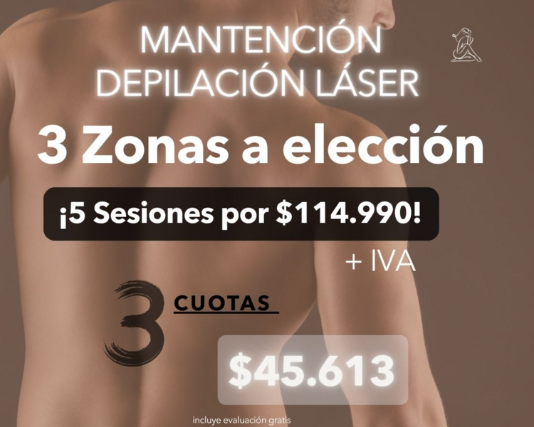 5 SESIONES EN 3 ZONAS GRANDES A ELECCIÓN- AÑO 2025
