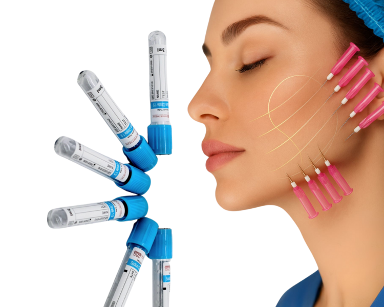 Hilos lisos (10 u + Plasma rico en plaquetas)