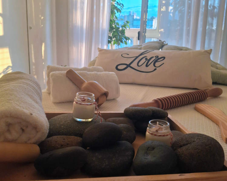 Descontracturante + Piedras Calientes (27%OFF ABONANDO EN EFECTIVO)