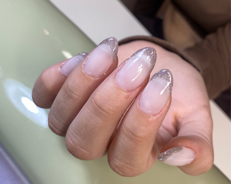 French nails + semi