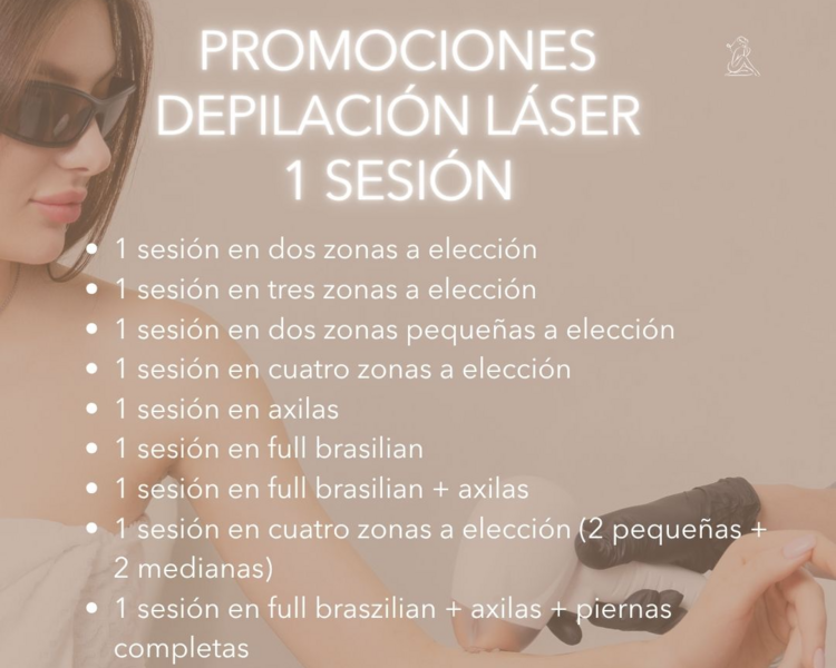 1 SESIÓN EN 4  ZONAS A TU ELECCIÓN (2 PEQUEÑAS Y 2 MEDIANAS)