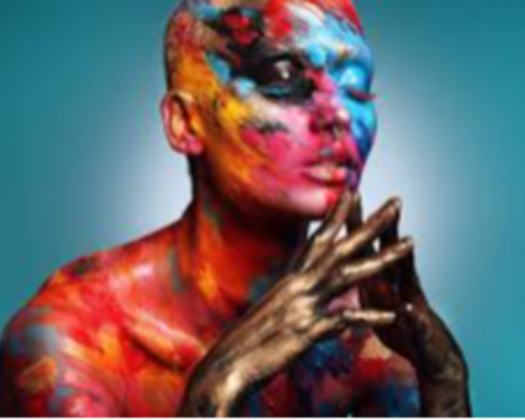 -Body Paint/Cara/Medio Cuerpo