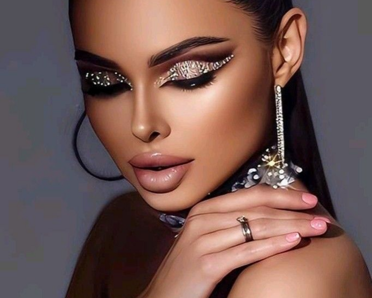 -Maquillaje Glam/Con aerografía