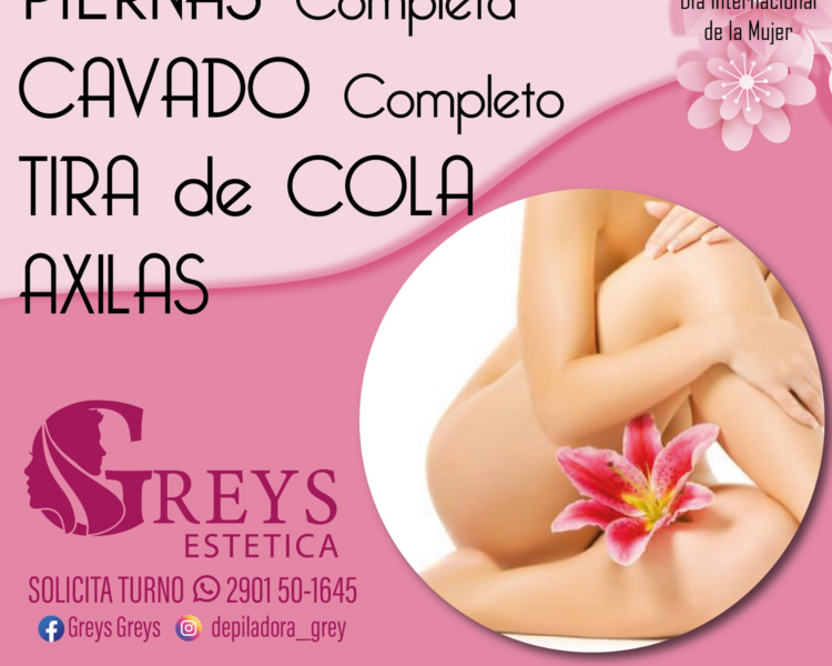 Pelvis completo +tira cola+ pierna completa +axilas 