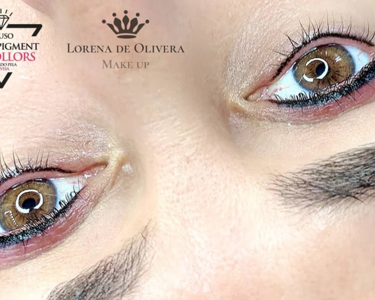 Micropigmentación de párpados Superior + Inferior (Relleno de pestañas)  
