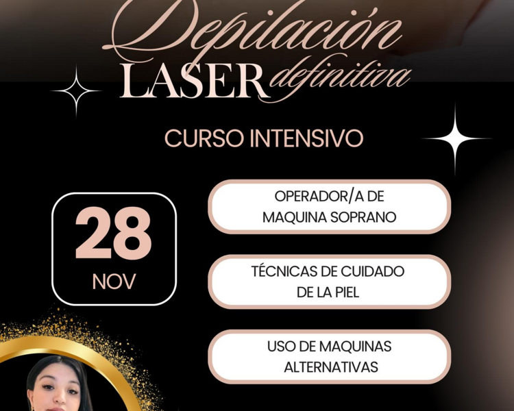 Curso de Operadora Láser - Depilación definitiva