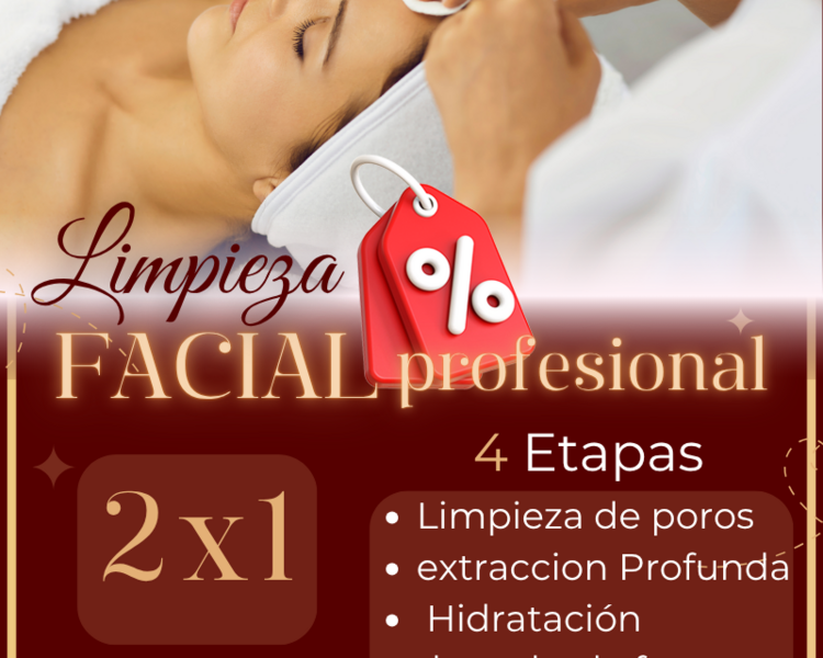 2x1 LIMPIEZA FACIALPROFESIONAL 