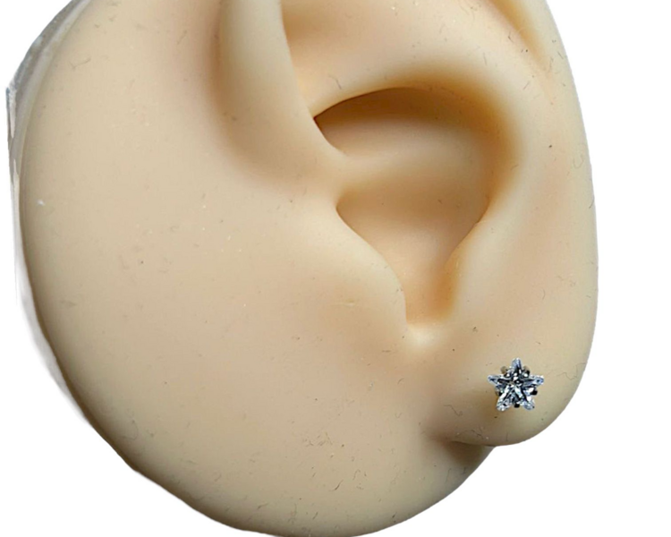 Labret Cristal forma de Estrella (227-228)