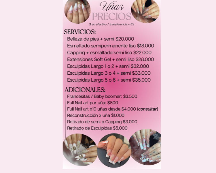 Esmaltado semipermanente LISO (Efectivo)