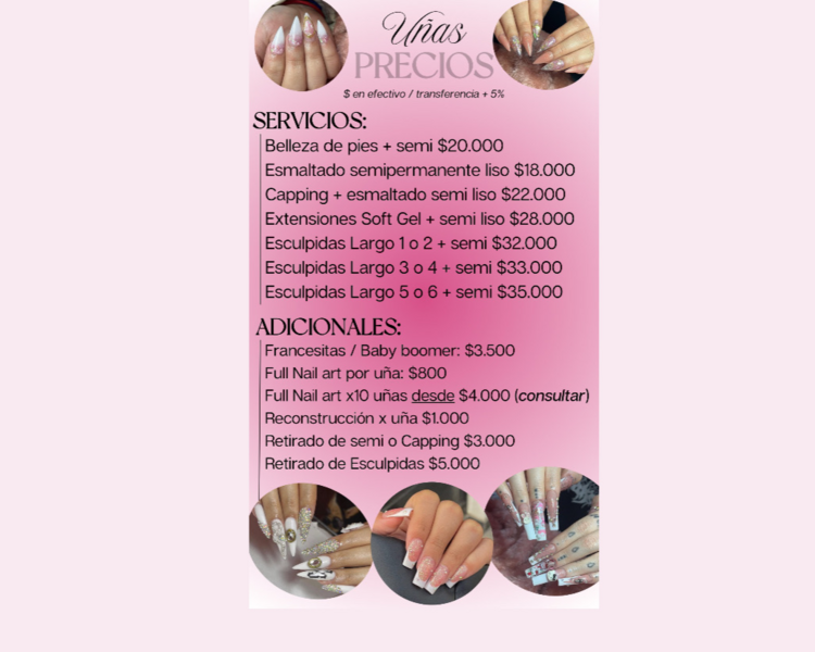 Esculpidas Largo 3 o 4 + semi liso (Efectivo)