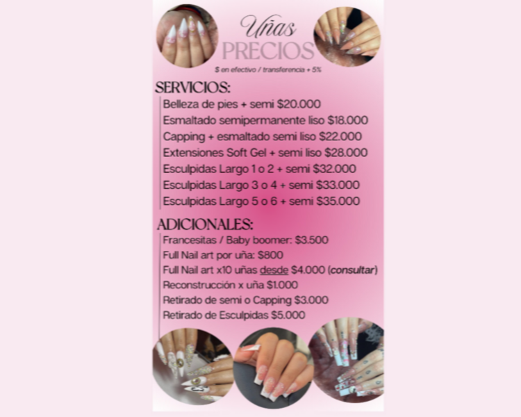 Belleza de pies + esmaltado semi liso (Efectivo)