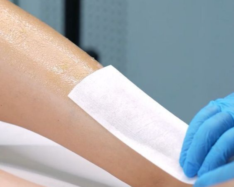 Depilación de media pierna con sistema roll on