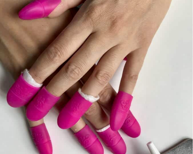 Retirado de esmaltado semipermanente