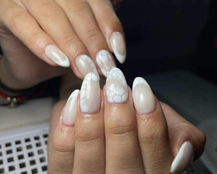 Capping en poly gel + diseño 