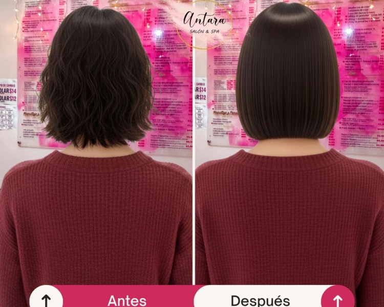 KERATINA, NANOPLASTIA, BLINDAJE O TANINOPLASTIA (Cabello corto a nuca)