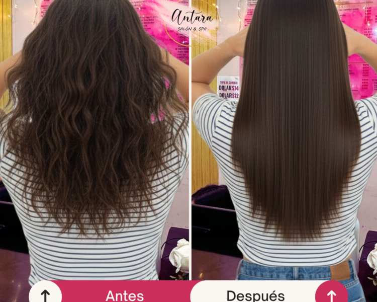 KERATINA, NANOPLASTIA, BLINDAJE O TANINOPLASTIA (Cabello largo a cintura)