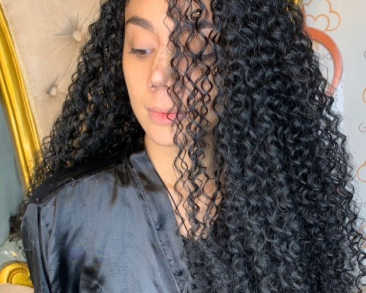 100 GRAMOS EXTENSIONES RIZADAS (55 CM)