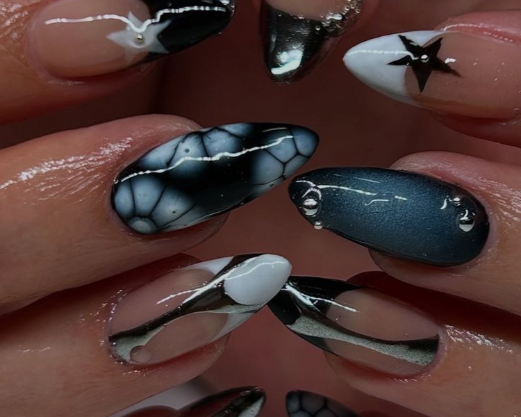 Soft gel + mega nail art ( largo 2)