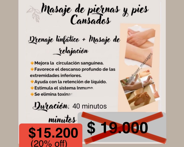 DRENAJE DE PIERNAS Y PIES CYBER NAVIDEÑO