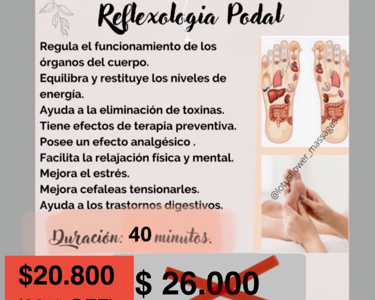 MASAJE REFLEXOLOGIA PODAL CYBER NAVIDEÑO