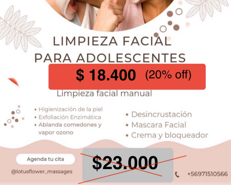 LIMPIEZA FACIAL ADOLESCENTE CYBER NAVIDEÑO